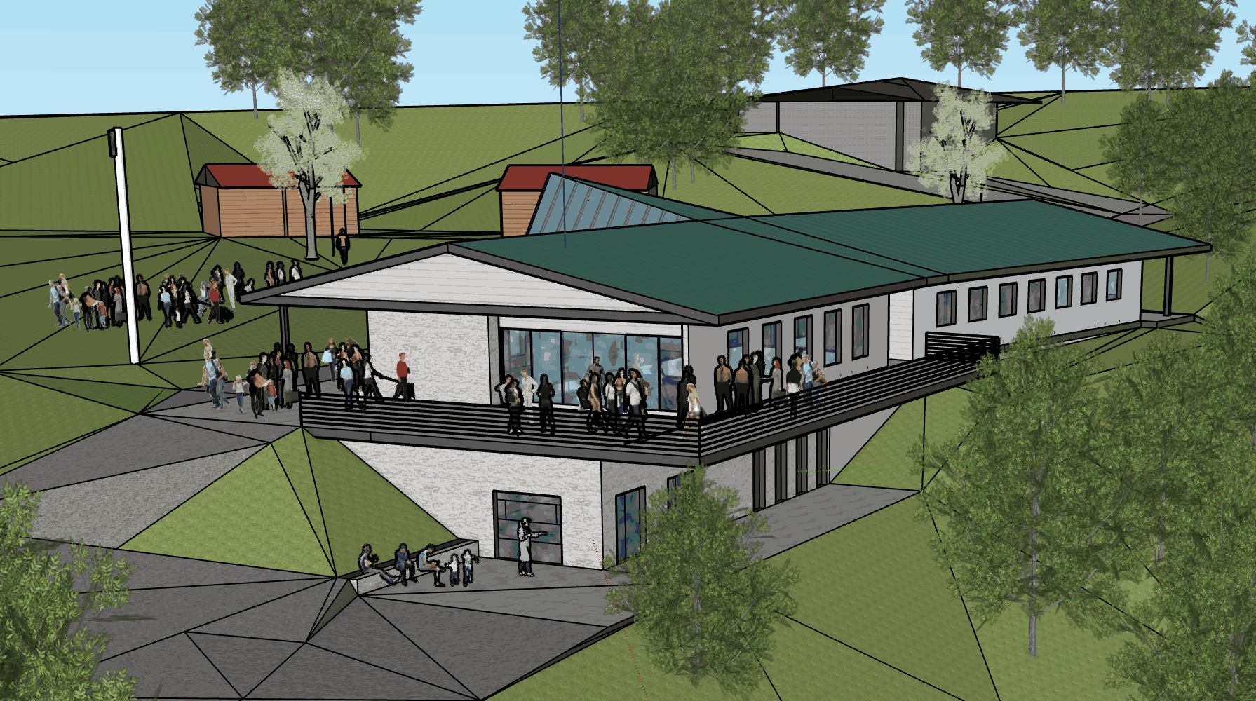 randing new dining hall